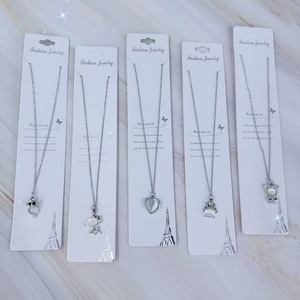 Cartoon Pattern Pearl Pendant Necklace For Women Zinc Alloy Themed Charms <b>Gift</b> Occasion <b>Random</b> Style Yiwu Origin - Product Image 4