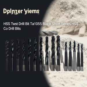 Hss Twist <b>Drill</b> <b>Bit</b> Ta1055 Black Short Series Hss Co <b>Drill</b> <b>Bits</b> - Product Image 3