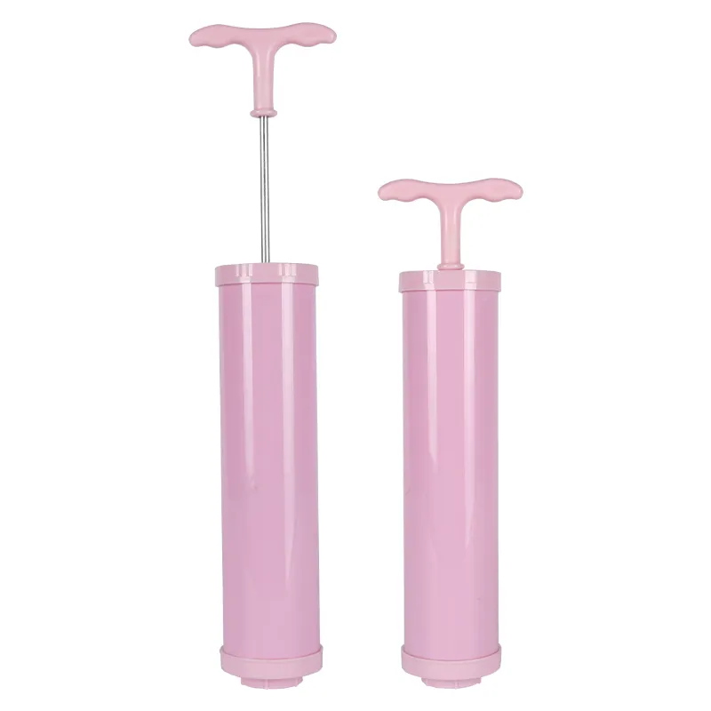 Pink hand pump
