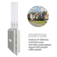 Punto de Acceso Exterior WiFi 6 11ax ARRONNA Key ALNA-AX880 OEM de Fábrica con Antena de Fibra de Vidrio, 3657 Mbps, 2.4 GHz/5.8 GHz, Solución IPQ, Más de 300 Usuarios