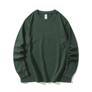 <span class=keywords><strong>Camiseta</strong></span> de <span class=keywords><strong>manga</strong></span> <span class=keywords><strong>larga</strong></span> con <span class=keywords><strong>hombros</strong></span> descubiertos de algodón pesado de 280g, cuello redondo, Color sólido, ropa de Otoño de <span class=keywords><strong>manga</strong></span> <span class=keywords><strong>larga</strong></span> - Product Image 5