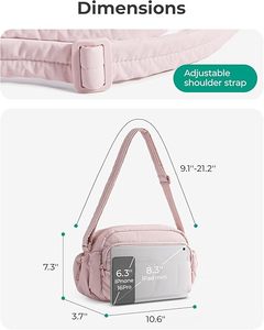 Most Popular Factory Custom Anti-Theft Waterproof Quilted <b>Crossbody</b> <b>Bag</b> Light-Weight Handbags Puffer Shoulder Purses <b>Bag</b> - Product Image 3