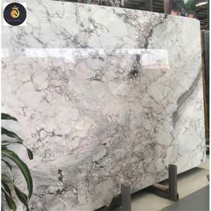 Yeni kesim kristal mermer levha gri mermer gri renk mermer ufuk gri - Product Image 3