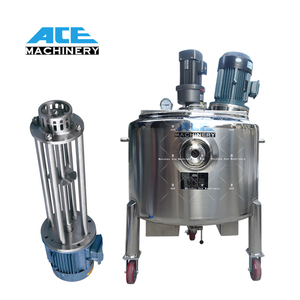 Tanque Mezclador Homogeneizador de 500L con Agitador para Fabricación de Jabón Líquido, Champú, Loción, Gel, con Calentamiento Eléctrico - Product Image 1