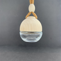 Bouteilles de parfum en verre pour voiture Pendentif 5ml Diffuseur de parfum vide suspendu Bouteille de parfum en verre vide bouteilles d'emballage
