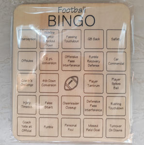 Jeu de société de bingo de football, cartes de jeu de société, football, basketball, baseball, balles en bois pour les soirées, les groupes, les fêtes de famille - Product Image 6