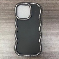 Coque de téléphone fantaisie en diamant pour iPhone 17 16 15 14 13 12 11 et Redmi 15C 14C 13C A5 A3 A2 A1 – Housse de protection transparente en TPU de luxe