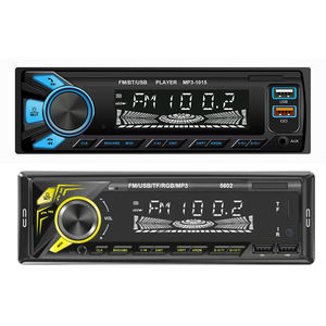 Reproductor <span class=keywords><strong>MP3</strong></span> para Auto <span class=keywords><strong>de</strong></span> Un Solo DIN, Radio Estéreo con USB, Bluetooth, Soporte para SD, Control por Voz, Entrada Auxiliar, Reproducción APE y Cargador para Auto - Product Image 2