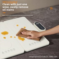Plateau chauffant pliable pour aliments, pour table à manger, isolation thermique, usage domestique, en plastique, classe énergétique