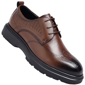 รองเท้าหนังผู้ชายแบบอ็อกซ์ฟอร์ดสำหรับใส่ทำงาน พื้นยางกันลื่น น้ำหนักเบา ระบายอากาศได้ดี ทนทานต่อการสึกหรอ ขายส่งจากโรงงาน - Product Image 1