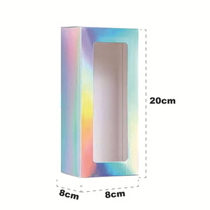 Factory Wholesale Customizable Logo Laser Packaging Box for False Eyelashes Nail <strong>Art</strong> Wig In-Stock <strong>Folders</strong> Design for Face Cream - Product Image 4