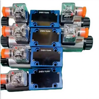 Vanne directionnelle hydraulique à solénoïde 4WE6E 4WE6D 4WE6J 4WE6Y avec commande manuelle par bouton-poussoir et options de bobine à broches humides DC24V