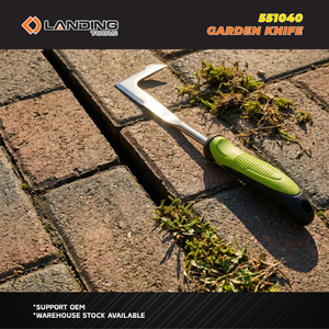 551040 Stainless Steel Gardening <b>Knife</b> with Hook Blade for <b>Patio</b> Paving Crack Weeding - Product Image 2