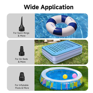 AC Electric Inflator Deflator Pump Household Use Inflate Air <b>Mattress</b> Sofa Pool Deflate <b>Vacuum</b> Compression <b>Bags</b> - Product Image 5