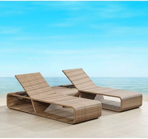 Tumbona Popular de Ratán PE Impermeable para Jardín, Piscina, Muebles de Exterior, Playa, Hotel - Product Image 3