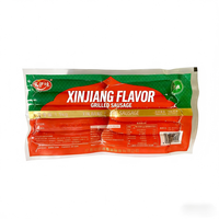 Sosis Daging Sapi Instan Rasa Xinjiang Halal Premium, Asap dan Dimasak, Grosir
