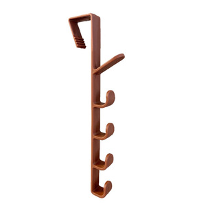Single-Tier Plastic <b>Door</b> <b>Hook</b> Punch-Free Clothes Hanger for Dormitory or Rental Room Storage - Product Image 5