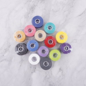 Bobinas de Plástico Tbone con Hilo, 25 Colores, Piezas Duraderas para Máquinas de Coser, para Procesamiento de Prendas - Product Image 3