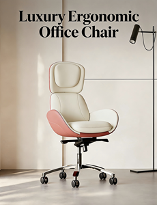 Silla de Oficina Moderna Ajustable de Cuero – Silla de Escritorio Ergonómica con Respaldo Alto - Product Image 6