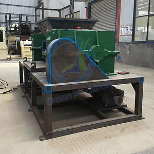 OCEAN Used Rent Machine Planta de reciclaje de neumáticos Neumático de motocicleta Trituradora de doble eje a granel de plástico a la venta - Product Image 5