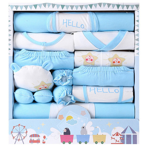 Set Regalo per Neonati, Abbigliamento in Puro Cotone, Tutine Spesse Estive con Chiusura a Bottoni, Abbigliamento Unisex per Bambini - Product Image 5