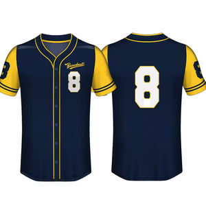 เสื้อเบสบอลสำหรับทุกเพศเสื้อฮิปฮอปพิมพ์ลายดิจิตอลระบายอากาศได้ดีมีกระดุมปักลายตัวเลขตัวอักษร - Product Image 4