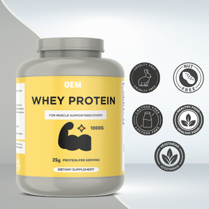 Proteína de Suero de Leche de Marca Privada en Polvo, 1 kg, para Adultos, Suplemento para Mejorar el Rendimiento, Nutrición Diaria, Potencia Proteica - Product Image 2