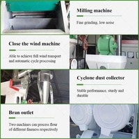 Machine de mouture de qualité supérieure pour l'industrie du manioc, du blé et du maïs, pour la production de farine de céréales du Ghana, à vendre avec prix