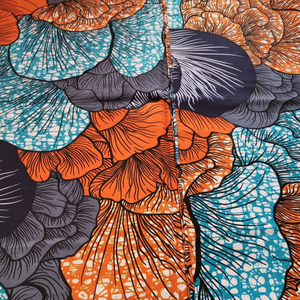 ผ้าพิมพ์ลายแอฟริกันคุณภาพพรีเมียม ปรับแต่งได้ ผลิตจากผ้าฝ้ายคุณภาพสูง สำหรับเสื้อผ้าและแฟชั่น - Product Image 1