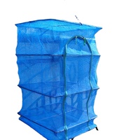 Filet de séchage pliable à 3 à 5 couches, filet de pêche en plastique pliable, filet de séchage multi-couches, filet de séchage alimentaire
