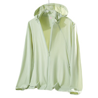 Veste de cyclisme légère et respirante à capuche pour couples, séchage rapide, protection solaire UPF50, anti-plis, pour femme