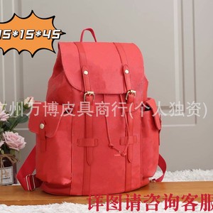 Laptop <b>Backpack</b> <b>Large</b> Capacity 35x15x45 Cm For Men Business Travel Hiking Gray Plaid Red Black - Product Image 5