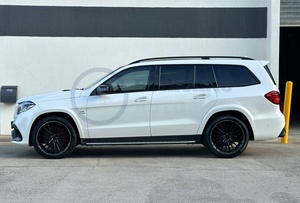 Kit completo de carrocería para Mercedes Benz GLS X166 2015-2019, actualización a GLS63 a <span class=keywords><strong>mg</strong></span>, parachoques delantero, parachoques trasero, difusor, puntas de escape, piezas de coche - Product Image 4
