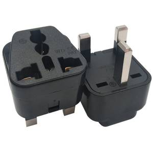 <span class=keywords><strong>Adaptador</strong></span> de Enchufe de Viaje Estándar del Reino Unido, Negro, Blanco y Cobre, con Certificación CE y RoHS, <span class=keywords><strong>para</strong></span> 2200W, Compatible con Múltiples Países, Incluida <span class=keywords><strong>Irlanda</strong></span> - Product Image 5