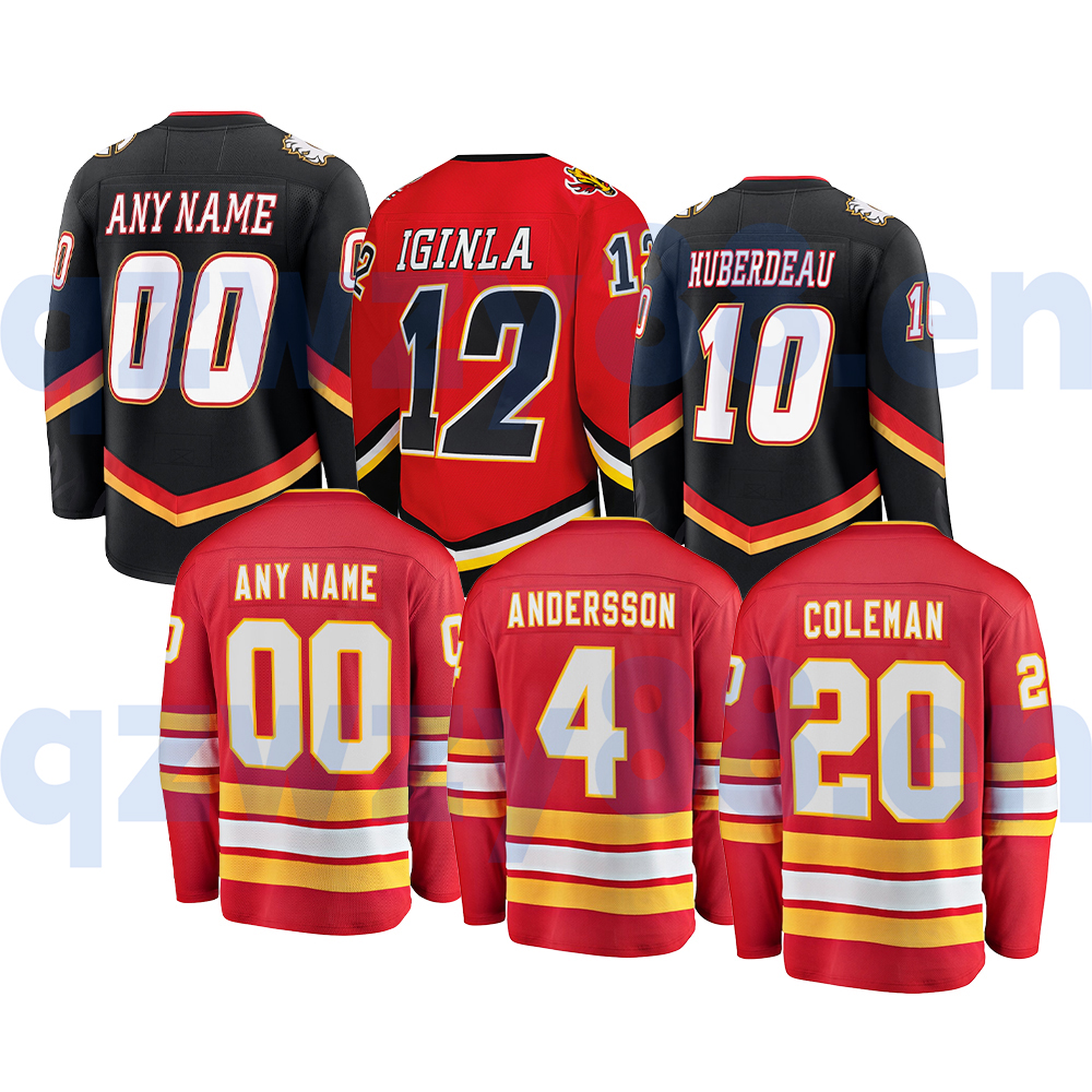 Flames Hockey Jerseys Customizable Quality Gear