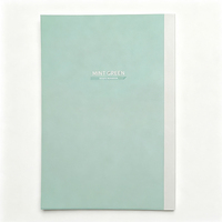 Cuaderno Personalizado de Tapa Blanda Color Macaron de 252x175mm con Páginas Rayadas y Encuadernación Térmica
