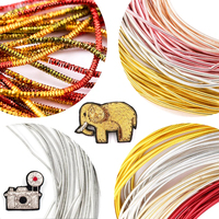 QIAO 10 g/lot ligne creuse accessoires de couture fil de cuivre pour couture broderie Badge tapis bijoux faits à la main accessoires