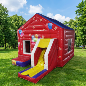 WINSUN New Design <b>Balloon</b> Themed Inflatable Combo Inflatable Amusement PVC Inflatable Trampoline - Product Image 1