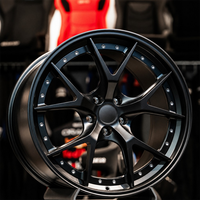 Jantes forgées 2/3 pièces 5x112 5x114.3 5x130 19 20 21 pouces S101 style 5 branches fendues à déport profond pour BMW M3 M4 Porsche 911