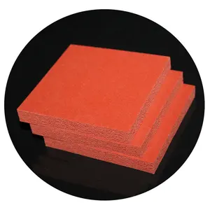 OEM high temperature resistance insulation sponge foam silicone rubber pad for vacuum press machine