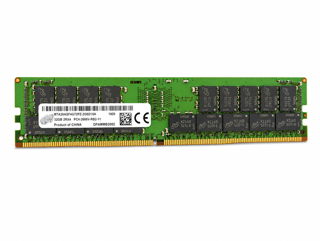 Used Micron-SY 32GB PC4-2666V ECC REG Server Memory RAM