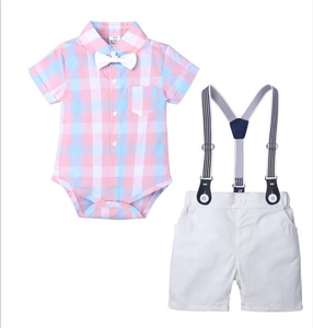 Conjunto de Ropa de Verano para Niños Pequeños ZHG10, Camiseta Informal con Estampado + Pantalones Cortos, Conjunto de Ropa a la Moda - Product Image 1