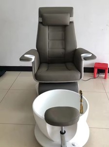 Уникальный дизайн, Лидер продаж, роскошное стильное оборудование для массажа ног, серое современное педикюрное кресло для спа-салона с насосом - Product Image 3