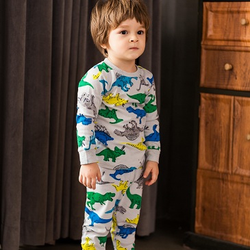 Wholesale/odm/oem Pyjamas Kids Apparel Kids Sleepwear Girls' Clothing Sets Pajamas Cotton Animal Printed 100% Cotton