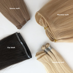 Extensions de cheveux humains vierges russes de haute qualité, double trame, 50g, à clipser, pour longueurs de 12 à 30 pouces, soyeux et lisses - Product Image 4