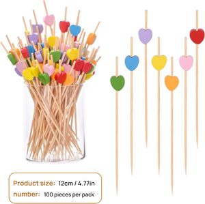 Bán buôn trang trí xiên cho món khai vị Đồ Uống-tre với quả bóng vàng - Product Image 3