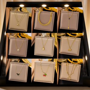 Gold Plated Emerald Cut Oval Pendant Necklace With Lab Created Stone Classic Style For Daily Wear Unisex Jewelry 18 Inches - Product Image 6