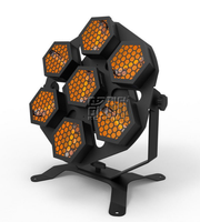 Nouvelle lumière rétro à matrice LED halogène vintage Rgb 7x60w pour scène, mariage, théâtre, événements