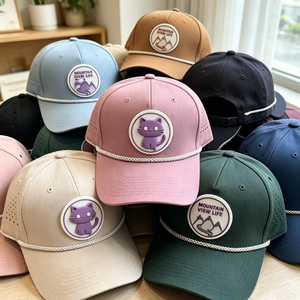 Custom PVC Silicone Patch Logo High Quality 5 Panel Laser Cut Hole Perforated Water Resistant Proof <strong>Baseball</strong> Hats Trucker <strong>Cap</strong> - Product Image 5