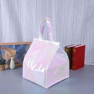 Bolsa Térmica Grande y Económica de Aluminio para Entrega de Alimentos, Bolsa Refrigerante Aislada de Tela No Tejida con Holograma - Product Image 2